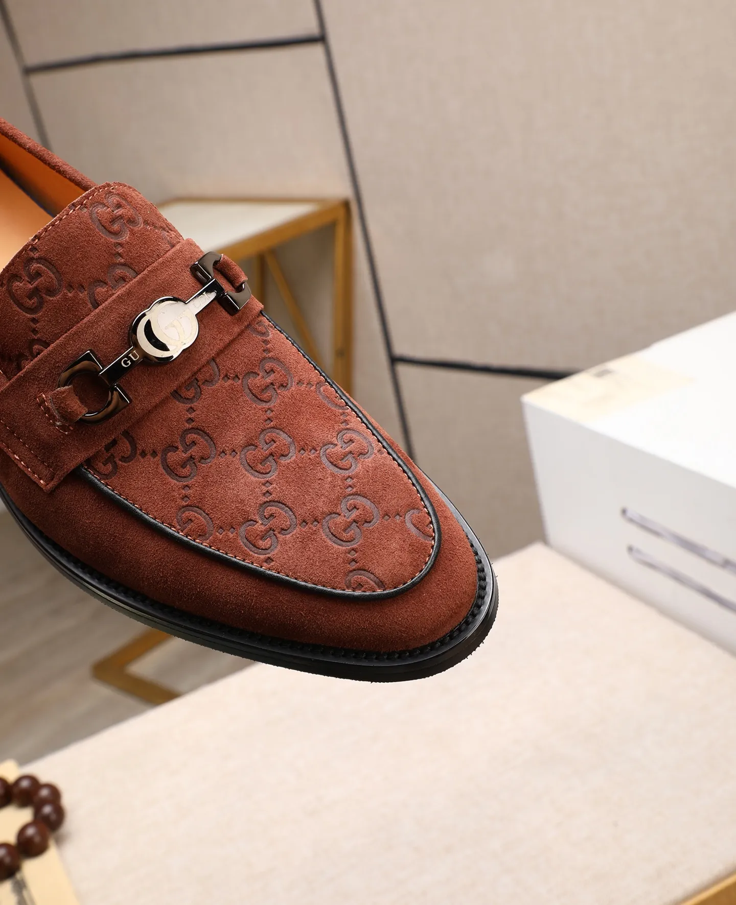 Men's shoes 💰520 📛📛Original (water-dyed cow lining) GUCCI official website formal shoes🌀 Italian 🇮🇹Imported cowhide➕Top imported water-dyed cowhide lining💋Finely handmade Original bottom, the real thing looks better when photographed in person Standard size 38-44